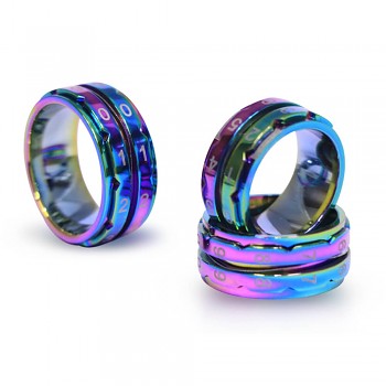 Счетчик рядов KnitPro Row counter ring size 8 - 18.2mm - rainbow