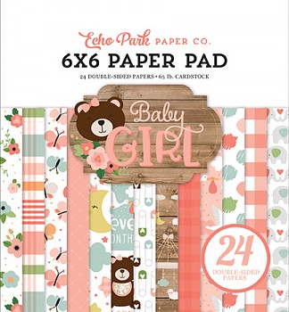 Baby Girl / Набор бумаги 6x6"
