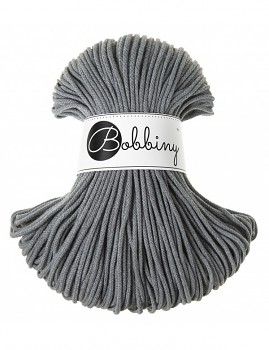 Bobbiny Cotton Cord Junior 3mm / 100m / Steel