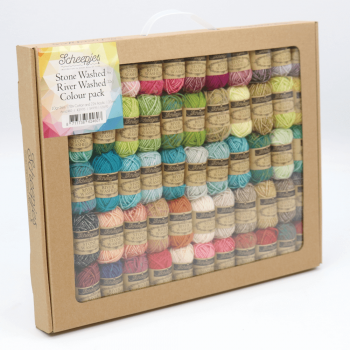 Scheepjes Stone Washed-River Washed Colour Pack 58x10g 