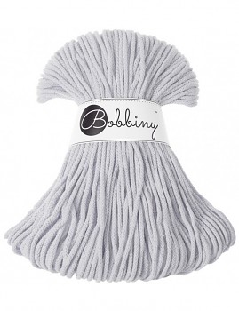 Bobbiny Cotton Cord Junior 3mm / 100m / Light grey