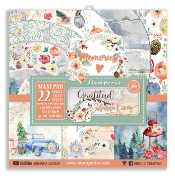 Gratitude - Maxi pad / 12x12" / Paper Pack 