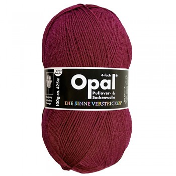 Opal Uni 4-ply / 100g / 5196 burgund