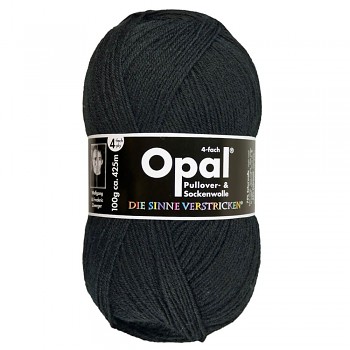 Opal Uni 4-ply / 100g / 2619 čierna