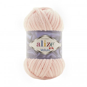 Alize Velluto / 100g - 68m / 340 Powder Pink