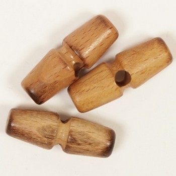 Wooden button Duffle / 3cm / 1pc