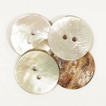 Pearl button white / 1,5cm / 1pc