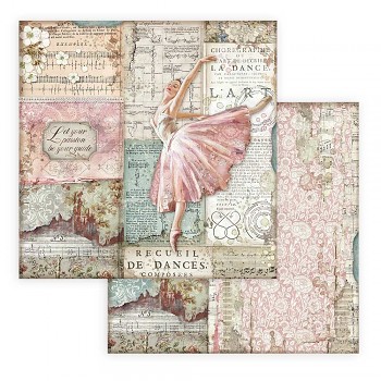 Scrapbooking paper / 12x12 / Passion Dancer