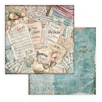 Scrapbooking paper / 12x12 / Passion Scores