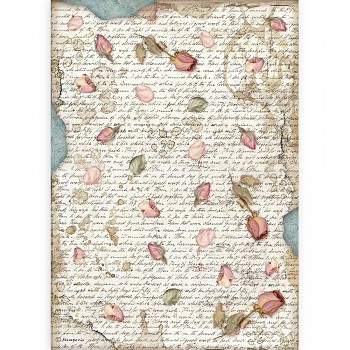 Ryžový papier na decoupage A4 / Passion Petals