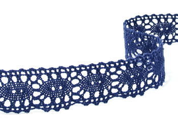 Cotton lace 32mm / blue