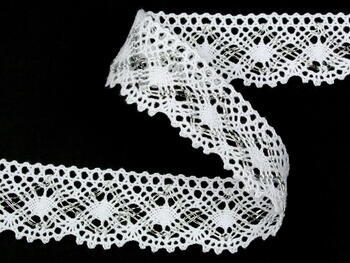 Lace 32mm / white-silver