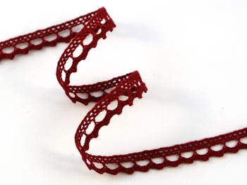 Spitzenband 9mm / cranberry