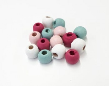 Wooden beads / 9mm / 60pcs 