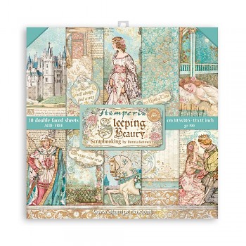 Sleeping Beauty / 12x12" / Sada scrapbookových papierov  