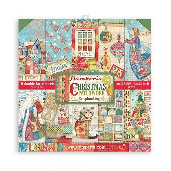 Christmas Patchwork / 12x12" / Papier-Set