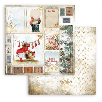 Scrapbookový papier / 12x12 / Romantic Christmas Cards