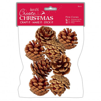 Pine Cones Large / 5cm / 8Stück