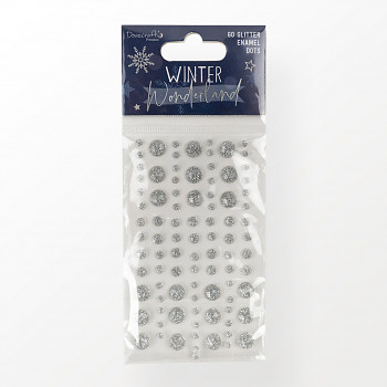 Winter Wonderland Glitter Enamel Dots