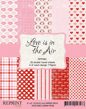 Love is in the Air / 6x6 / 20pcs / Paper Pad