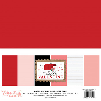 Hello Valentine 12x12 / Solids Kit 