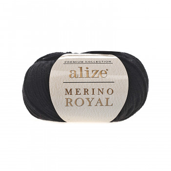 Merino Royal / 50g / Black 60