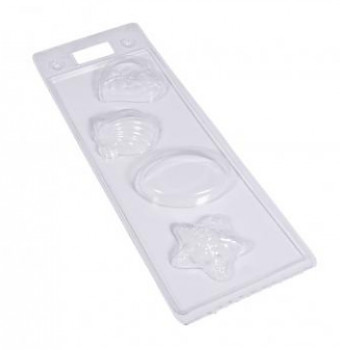 PET casting mould Sea + Heart / 29x12cm