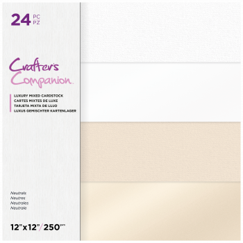 Neutrals 12x12 Inch Luxury Mixed Cardstock Pad / Papier-Set