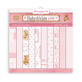 Babydream Pink / 12x12" / Papier-Set