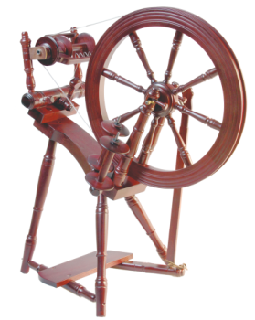 Prelude Spinning Wheel Single Drive, mahogany