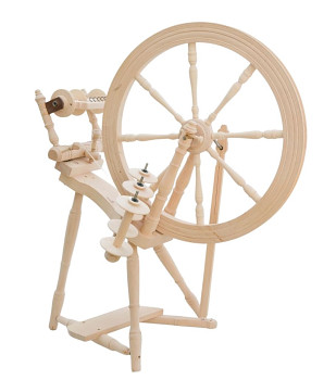 Interlude Spinning Wheel Single Drive, unfinished