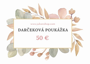 Darčeková poukážka v hodnote 50 Eur