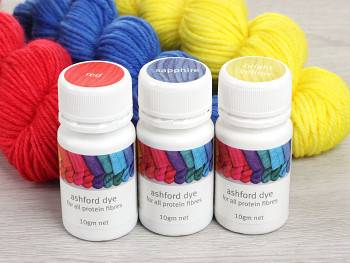 Ashford Primary colour kit for all protein fibres