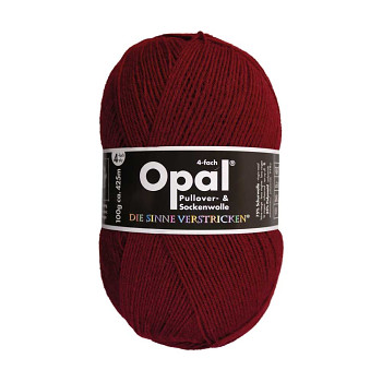 Opal Uni 4-ply / 100g / 9939 Ruby Red