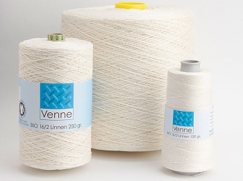 100% Organic linen Nel 16/2 / 250g - 1380m 