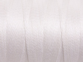 Mercerised cotton 10/2 Bleached White