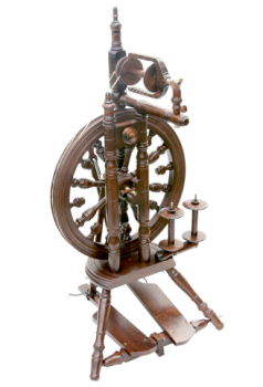 Minstrel Spinning Wheel, walnut