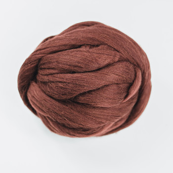 Merino česanec 50g / brown