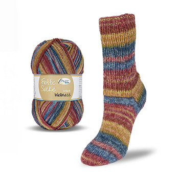 Flotte Socke 4-ply Wellness / 100g / 1623