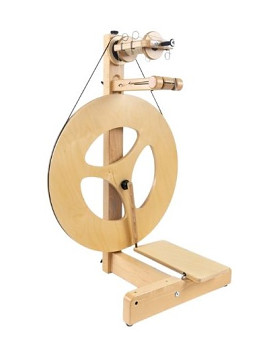 Spinning Wheel S10 Concept, Scotch Tension, single treadle, slider flyer