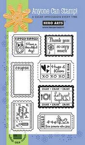 Clear Stamps / Tags and Tickets Messages