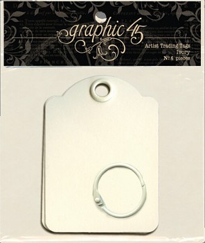 Artist Trading Tags - Ivory