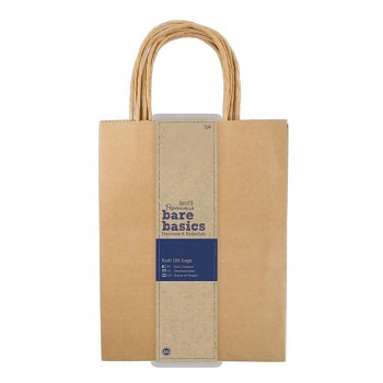 Kraft Gift Bags (5pk) - Bare Basics - Large