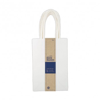 Malá darčeková taška - Biela (5ks)