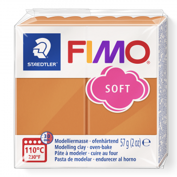 Fimo soft brązowy koniak (76)