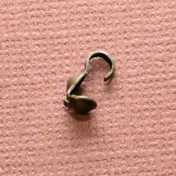 Bead Tip / 50 pieces / 9 mm / Antiqued Bronze