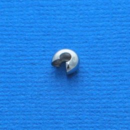 Crimp Bead Covers / 50 pieces / 4 mm / Gun metal