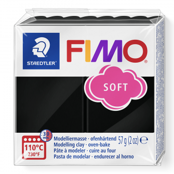 Fimo soft černá (9)