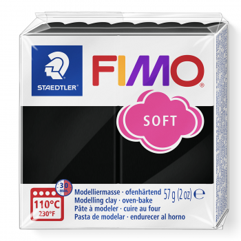 Fimo soft schwarz (9)