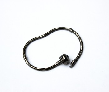 Bracelet on pandorky / 18,5cm / gun metal